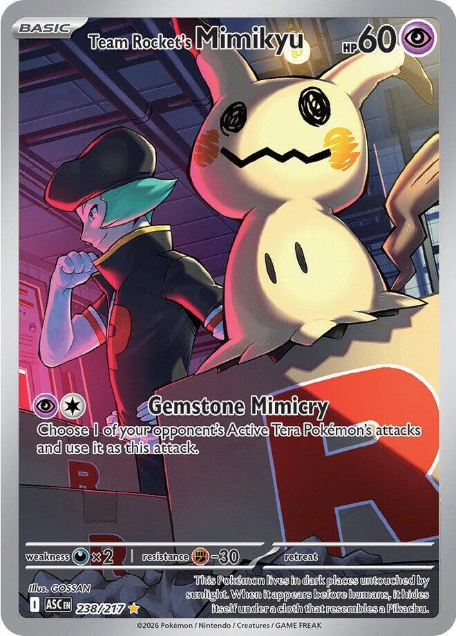 [ENG][NM] Karta Pokemon Team Rocket's Mimikyu 238/217 - ME: Ascended Heroes