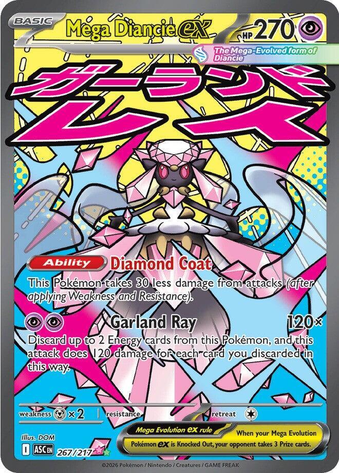 [ENG][NM] Karta Pokemon Mega Diancie ex 267/217 - Ascended Heroes