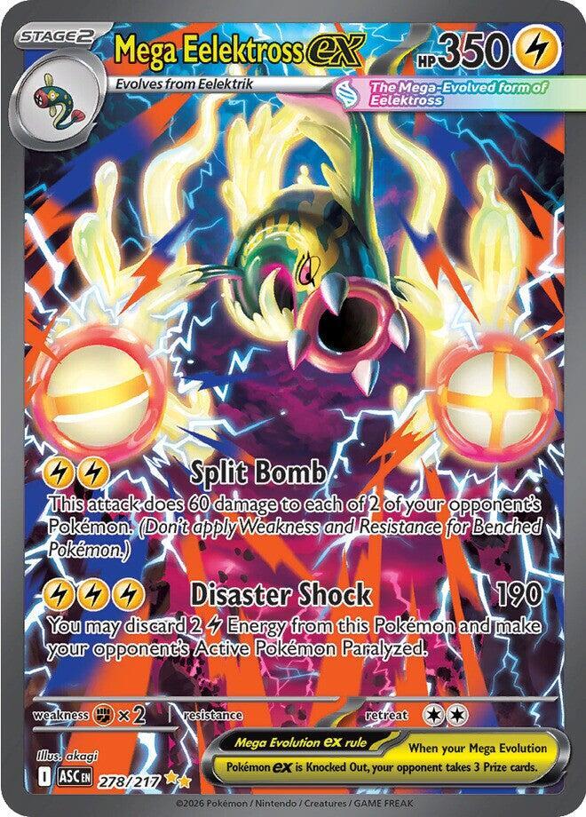 [ENG][NM] Karta Pokemon Mega Eelektross ex 278/217 - Ascended Heroes
