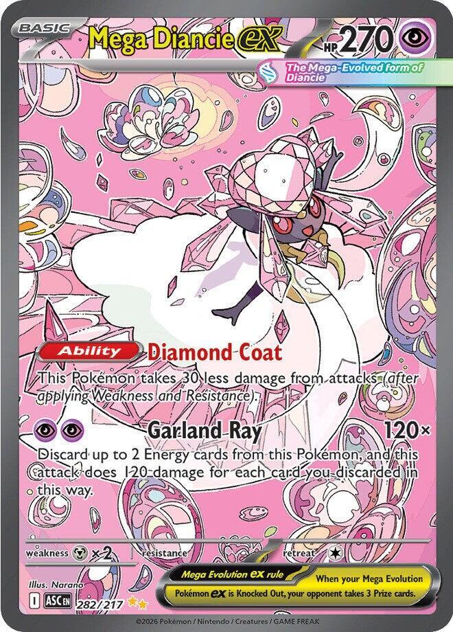 [ENG][NM] Karta Pokemon Mega Diancie ex 282/217 - Ascended Heroes