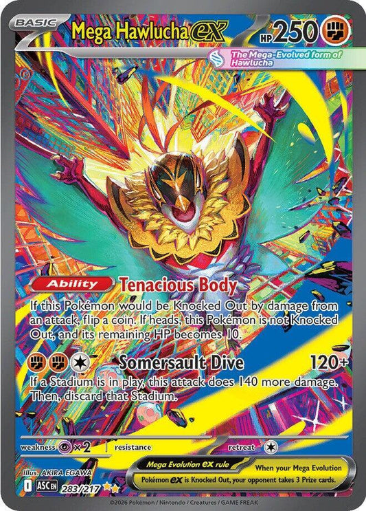 [ENG][NM] Karta Pokemon Mega Hawlucha ex 283/217 - Ascended Heroes