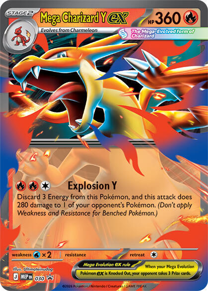 [ENG][NM] Karta Pokemon Mega Charizard Y ex 30 - MEP Black Star Promos