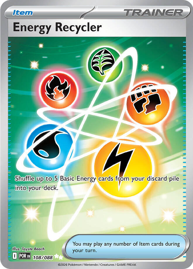 [ENG][NM] Karta Pokemon Energy Recycler 108/088 - Perfect Order