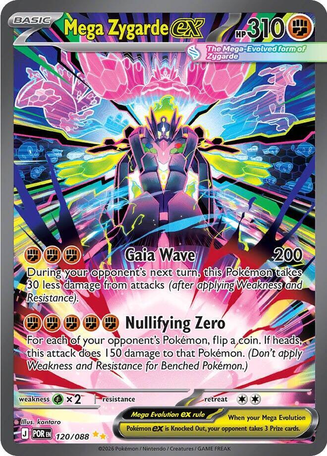 [ENG][NM] Karta Pokemon Mega Zygarde ex 120/088 - Perfect Order