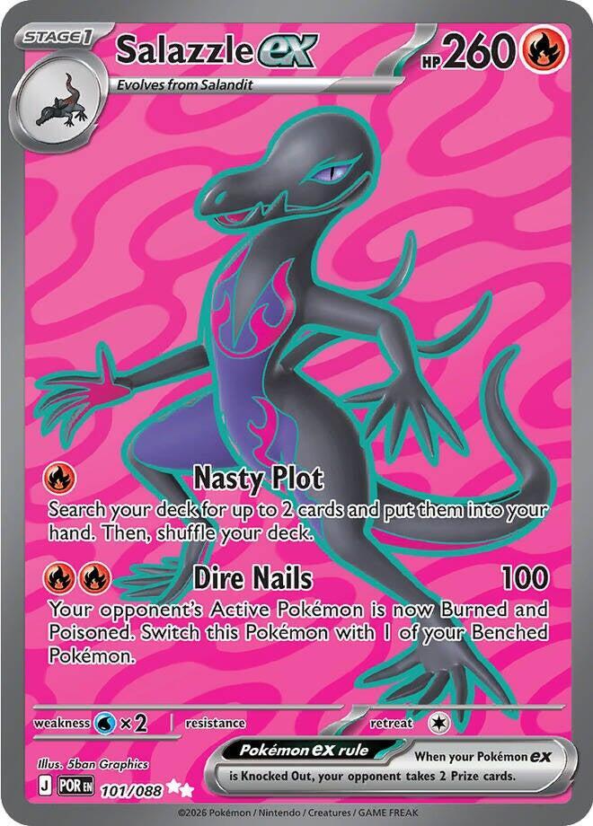 [ENG][NM] Karta Pokemon Salazzle ex 101/088 - Perfect Order