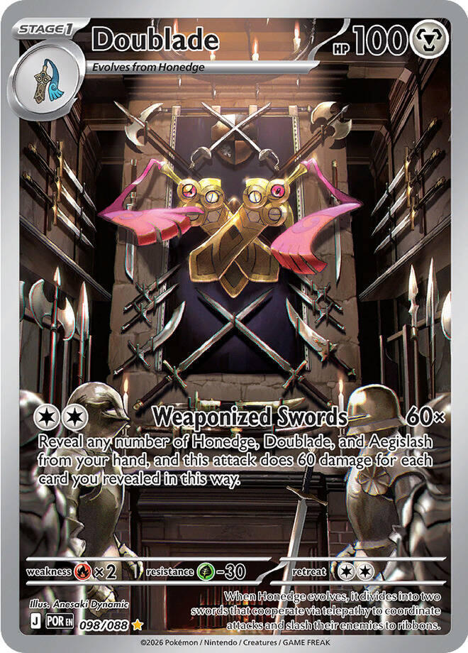 [ENG][NM] Karta Pokemon Doublade 098/088 - Perfect Order