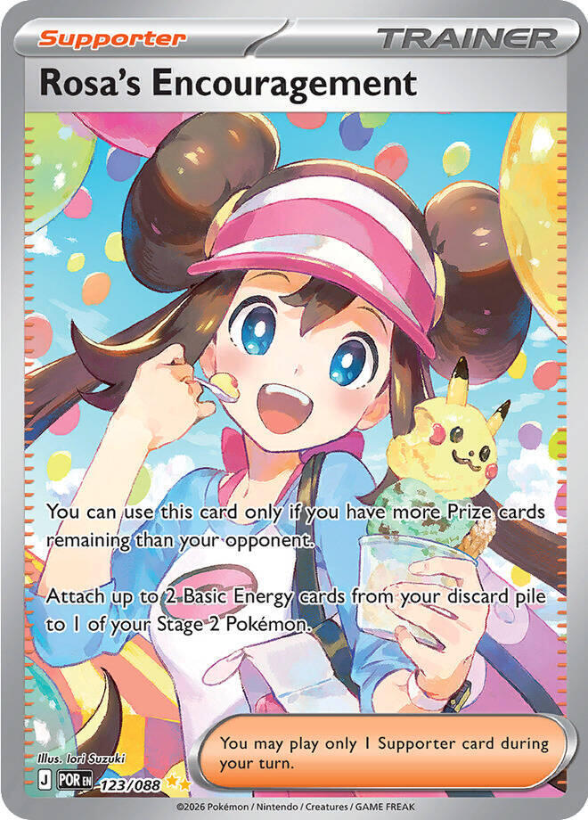 [ENG][NM] Karta Pokemon Rosa's Encouragement 123/088 - Perfect Order