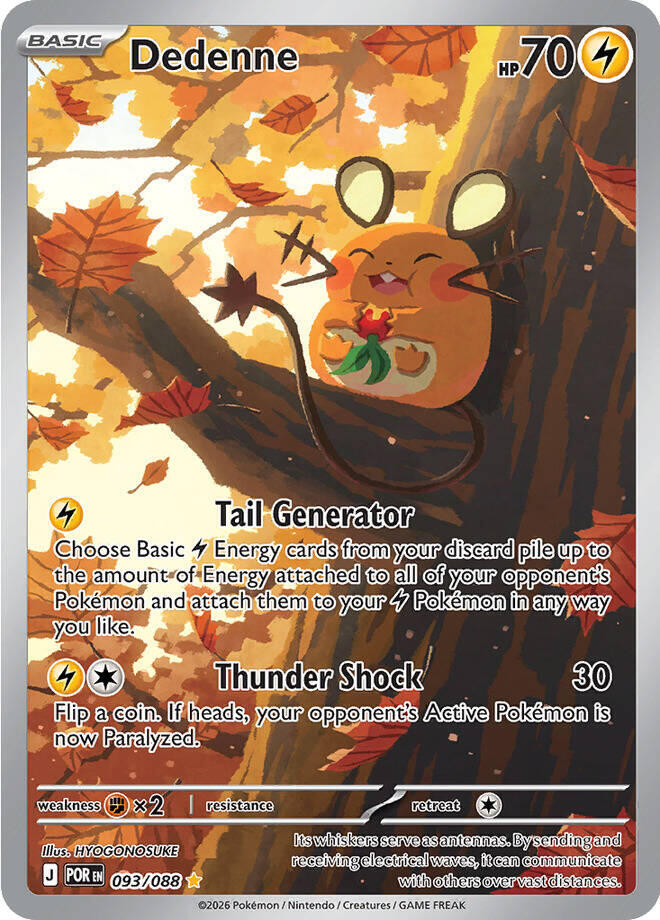 [ENG][NM] Karta Pokemon Dedenne 093/088 - Perfect Order