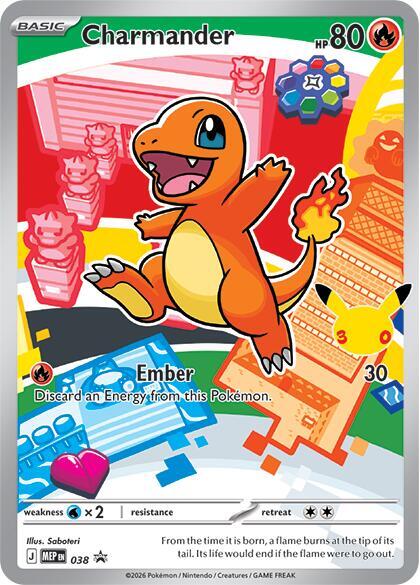 [ENG][NM] Karta Pokemon Charmander 38 - MEP Black Star Promos