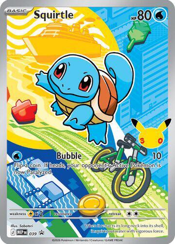 [ENG][NM] Karta Pokemon Squirtle 39 - MEP Black Star Promos