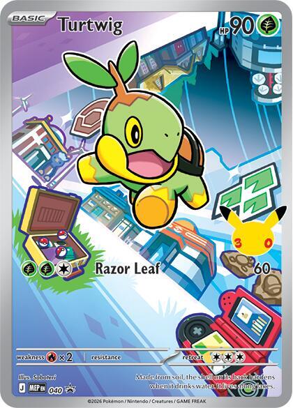 [ENG][NM] Karta Pokemon Turtwig 40 - MEP Black Star Promos