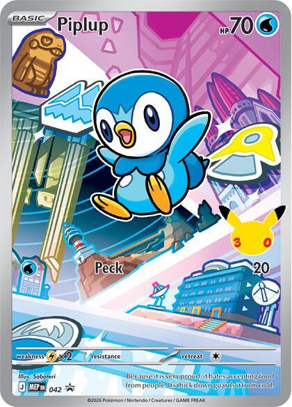 [ENG][NM] Karta Pokemon Piplup 42 - Mega Evolution Promo