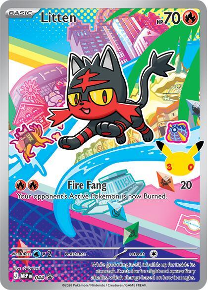 [ENG][NM] Karta Pokemon Litten 44 - MEP Black Star Promos