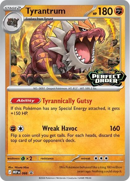 [ENG][NM] Karta Pokemon Tyrantrum 66 - MEP Black Star Promos