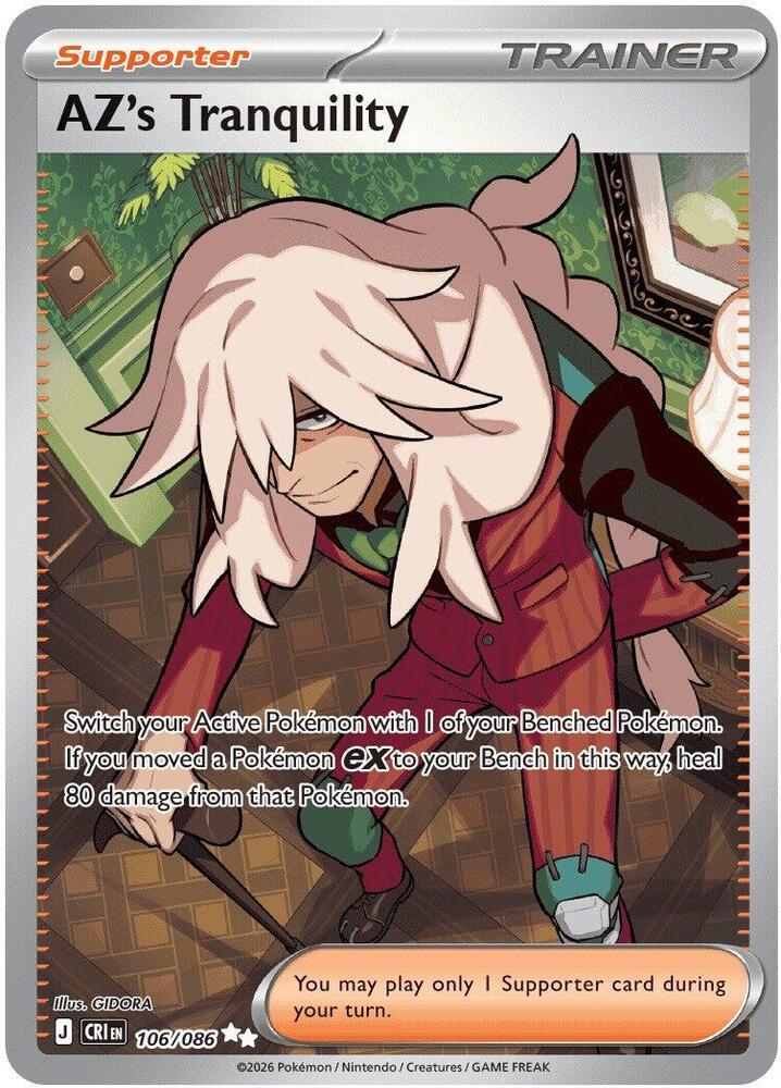 [ENG][NM] Karta Pokemon AZ's Tranquility 106/086 - Chaos Rising