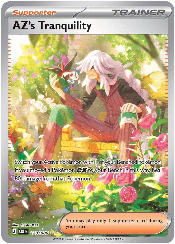 [ENG][NM] Karta Pokemon AZ's Tranquility 120/086 - Chaos Rising