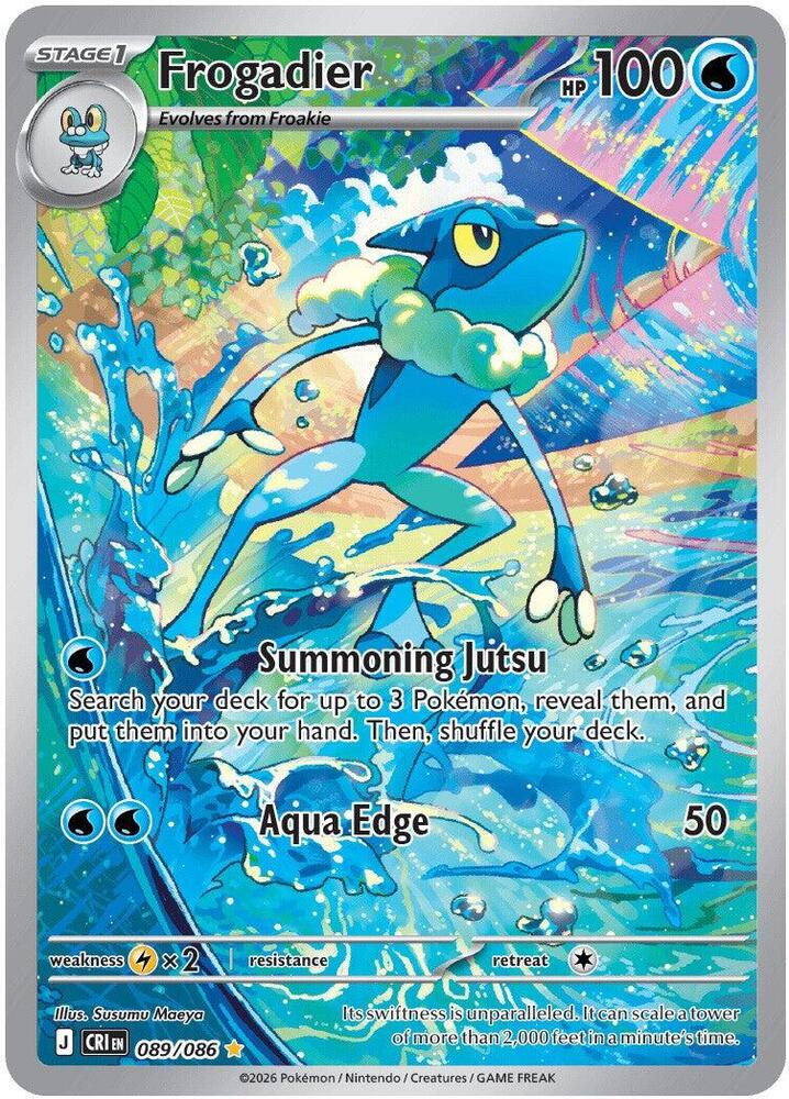 [ENG][NM] Karta Pokemon Frogadier 089/086 - Chaos Rising