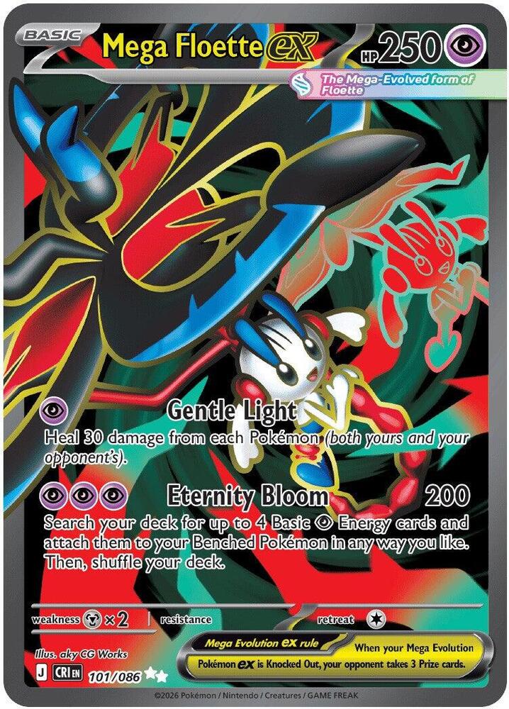 [ENG][NM] Karta Pokemon Mega Floette ex 101/086 - Chaos Rising