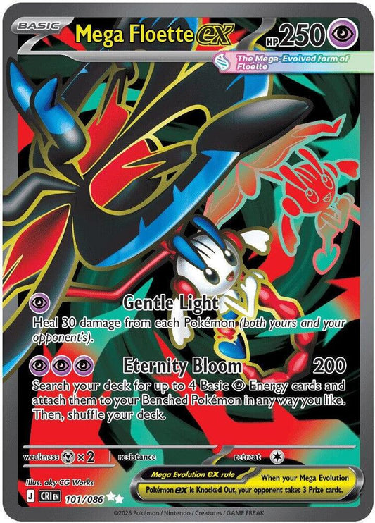 [ENG][NM] Karta Pokemon Mega Floette ex 101/086 - Chaos Rising