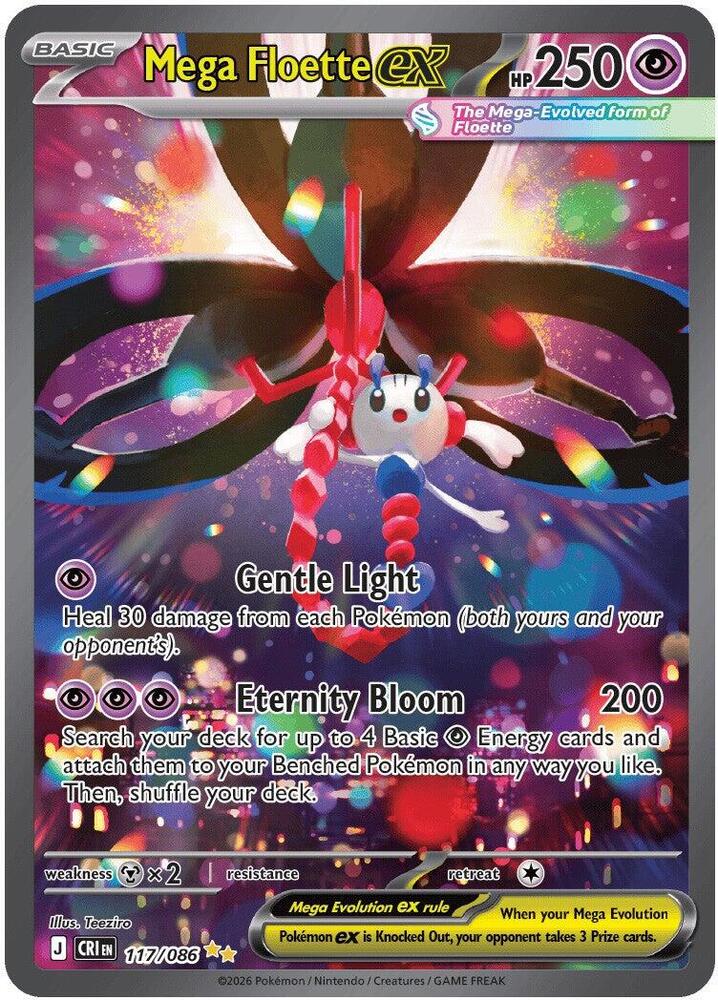[ENG][NM] Karta Pokemon Mega Floette ex 117/086 - Chaos Rising
