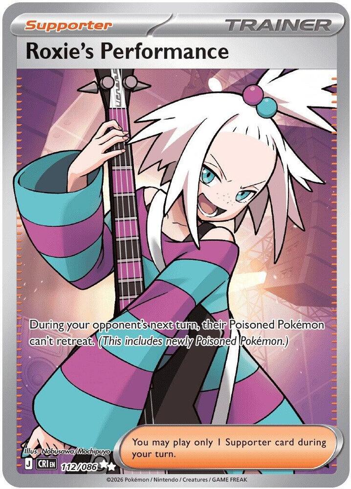 [ENG][NM] Karta Pokemon Roxie's Performance 112/086 - Chaos Rising