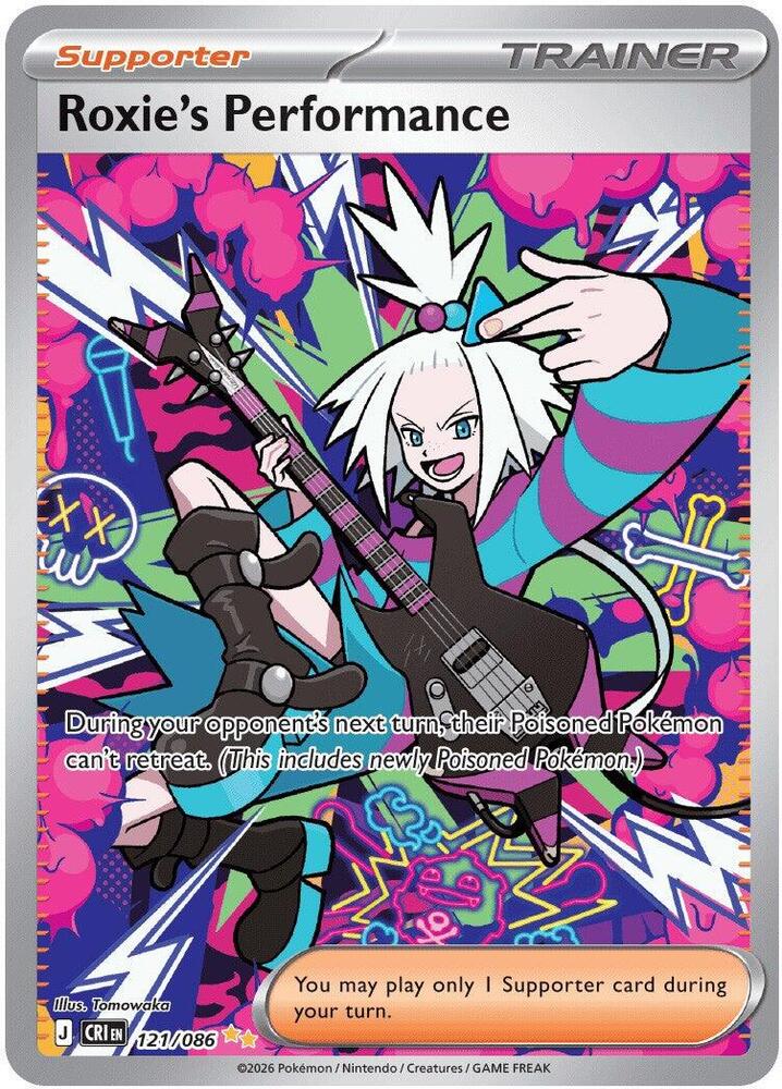 [ENG][NM] Karta Pokemon Roxie's Performance 121/086 - Chaos Rising