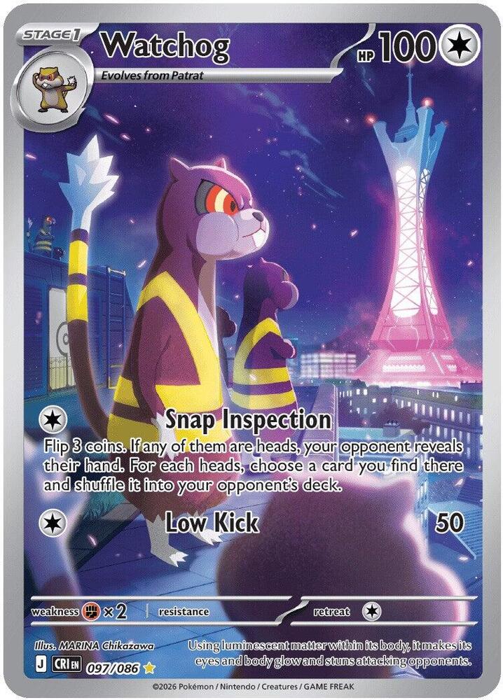 [ENG][NM] Karta Pokemon Watchog 097/086 - Chaos Rising