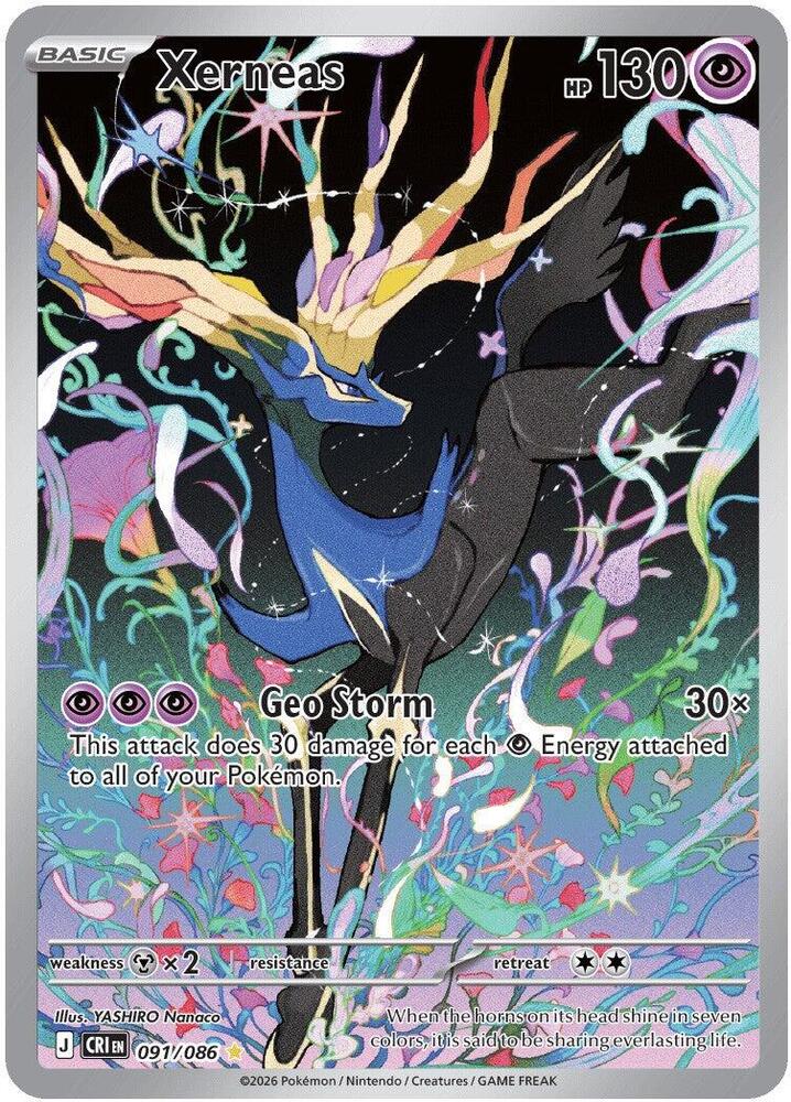 [ENG][NM] Karta Pokemon Xerneas 091/086 - Chaos Rising