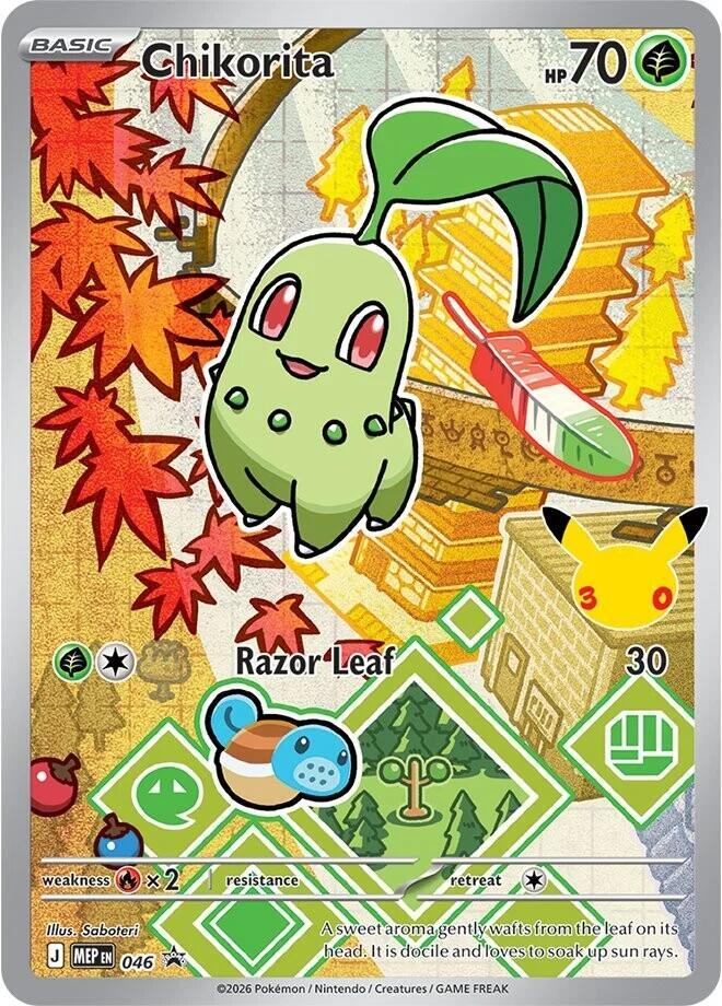 [ENG][NM] Karta Pokemon Chikorita 46 - MEP Black Star Promos