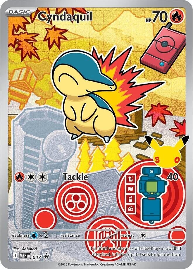 [ENG][NM] Karta Pokemon Cyndaquil 47 - MEP Black Star Promos