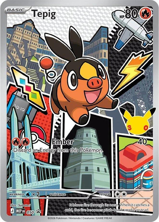 [ENG][NM] Karta Pokemon Tepig 50 - MEP Black Star Promos