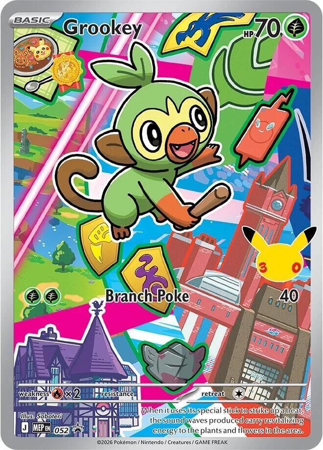 [ENG][NM] Karta Pokemon Grookey 52 - MEP Black Star Promos