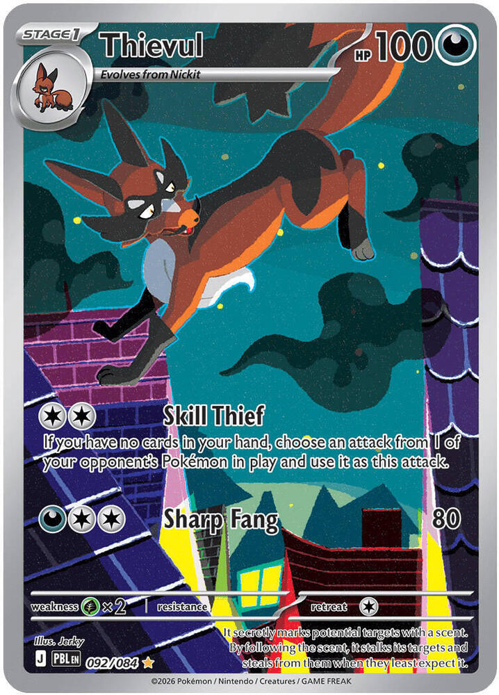 [ENG][NM] Karta Pokemon Thievul 092/084 - Pitch Black