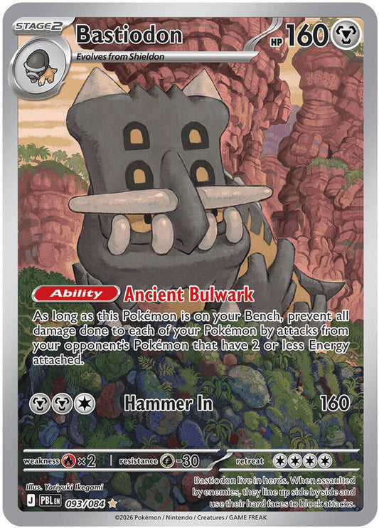 [ENG][NM] Karta Pokemon Bastiodon 093/084 - Pitch Black