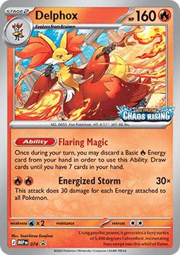 [ENG][NM] Karta Pokemon Delphox 74.0 - MEP Black Star Promos