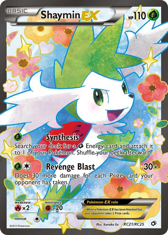 [ENG][NM] Karta Pokemon Shaymin EX (Full Art) RC21/RC25 - Legendary Treasures