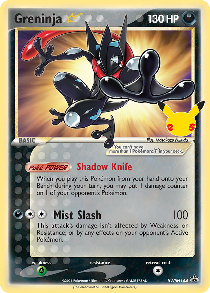 [ENG][NM] Karta Pokemon Greninja ★ SWSH144 - SWSH Black Star Promos