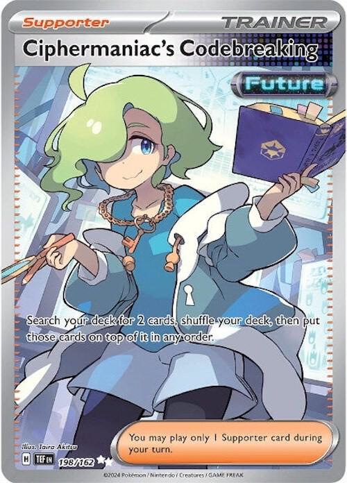 [ENG][NM] Karta Pokemon Ciphermaniac's Codebreaking 198/162 - Temporal Forces