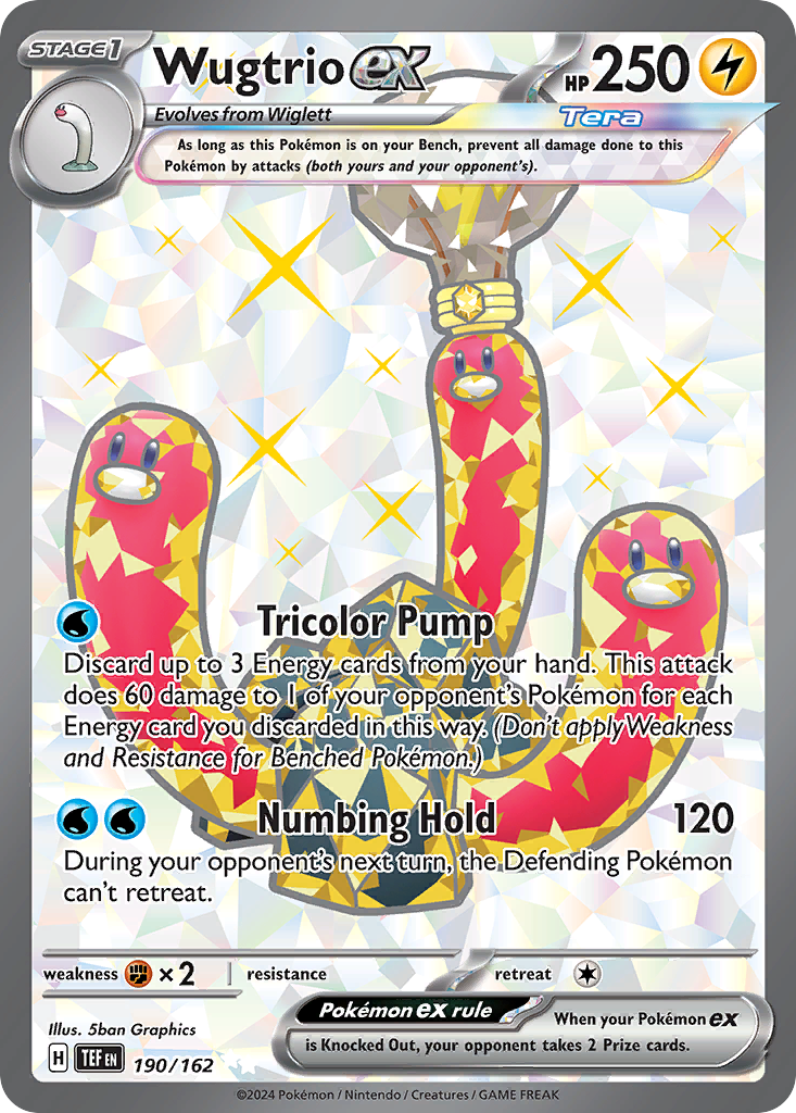 [ENG][NM] Karta Pokemon Wugtrio ex 190/162 - Temporal Forces