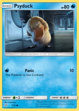 [ENG][NM] Karta Pokemon Psyduck 7 - Detective Pikachu [Holo]