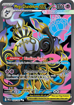 [ENG][NM] Karta Pokemon Mega Chandelure ex 099/084 - Pitch Black