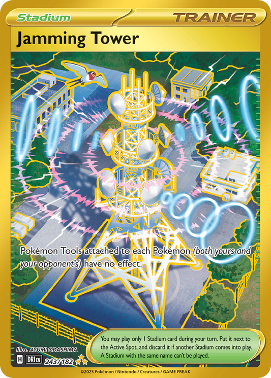 [ENG][NM] Karta Pokemon Jamming Tower 243/182 - Destined Rivals
