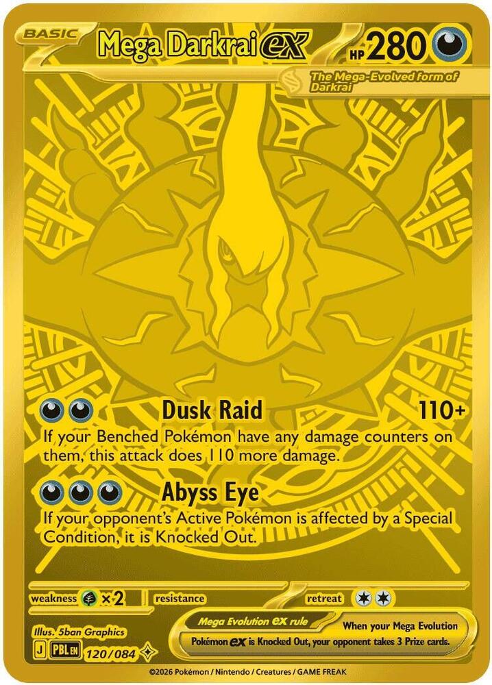 [ENG][NM] Karta Pokemon Mega Darkrai ex 120 -