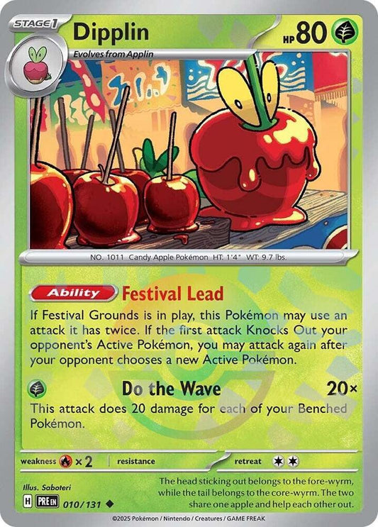 [ENG][NM] Karta Pokemon Dipplin 010/131 - Prismatic Evolutions [Pokeball Reverse]