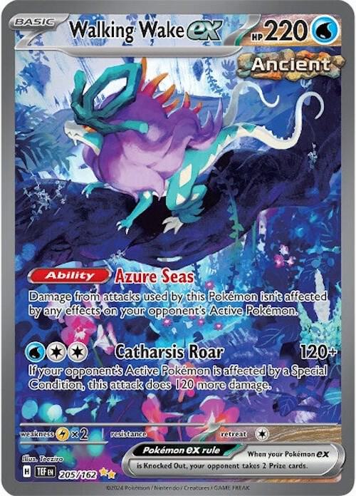 [ENG][NM] Karta Pokemon Walking Wake ex 205/162 - Temporal Forces