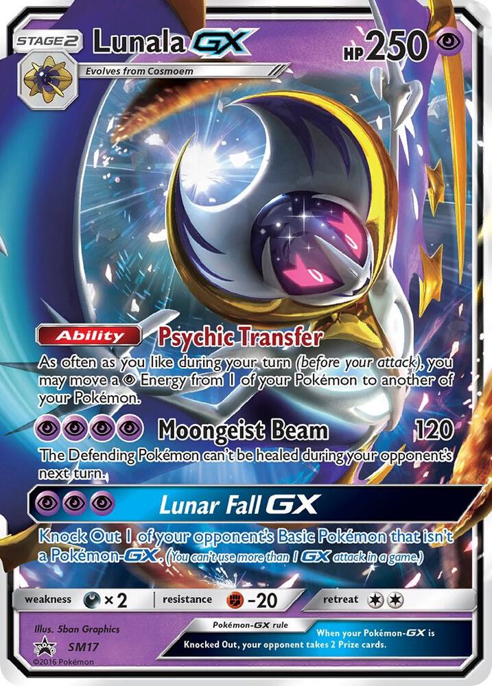 [ENG][NM] Karta Pokemon Lunala GX SM17 - SM Black Star Promos.