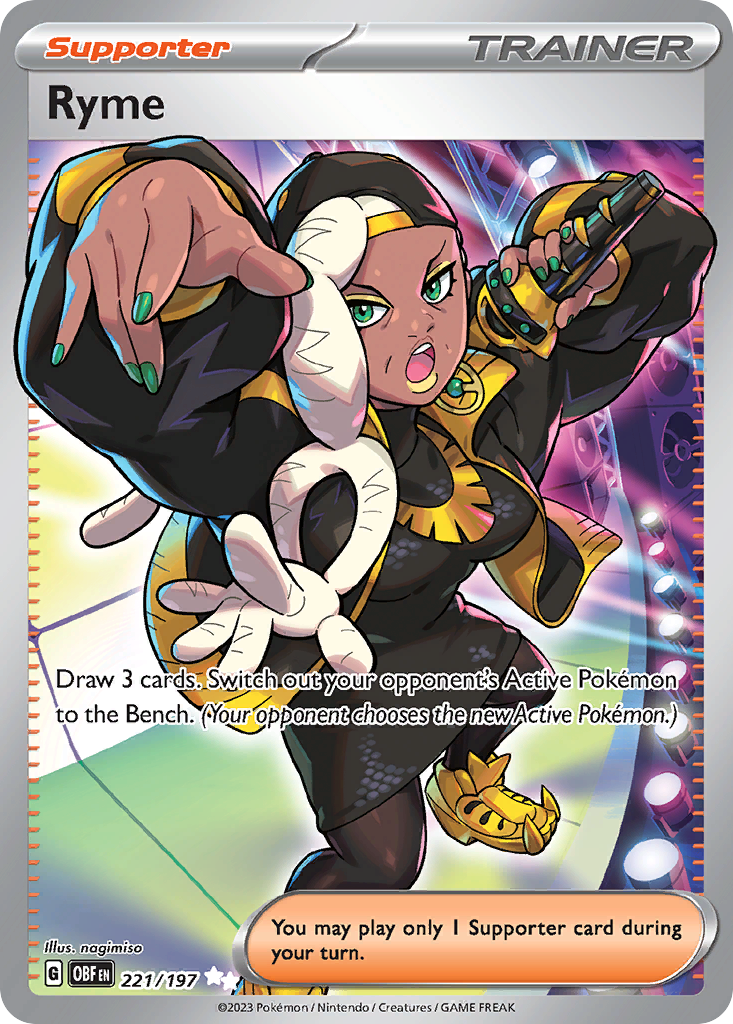 [ENG][NM] Karta Pokemon Ryme 221/197 - Obsidian Flames