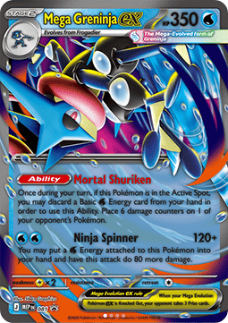 [ENG][NM] Karta Pokemon Mega Greninja ex 81 - MEP Black Star Promos