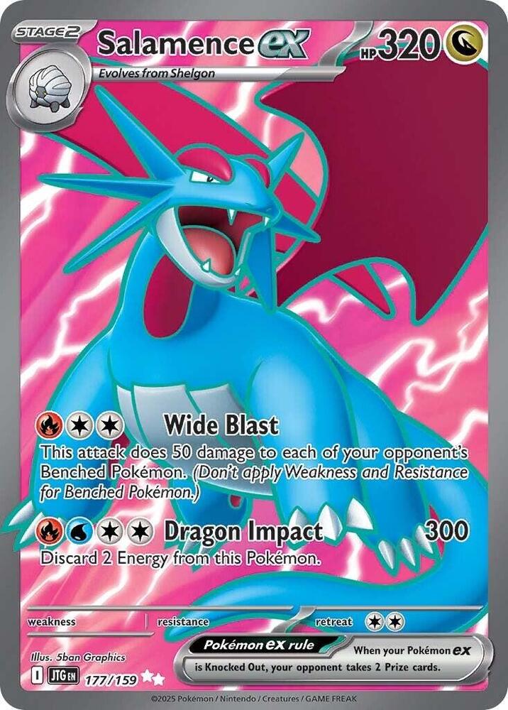 [ENG][NM] Karta Pokemon Salamence ex 177 -