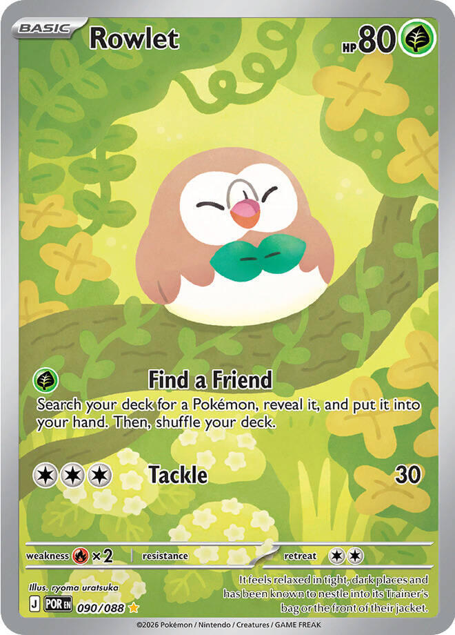 [ENG][NM] Karta Pokemon Rowlet 090/088 - Perfect Order